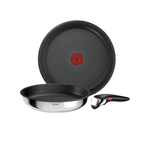 Tefal Ingenio Comfort Max 3-tlg. Pfannen-Set, stapelbar, platzsparend