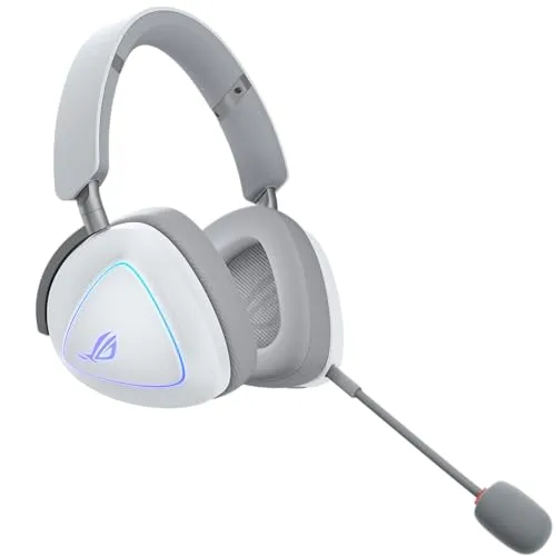Asus Delta II White kabelloses RGB Gaming Headset