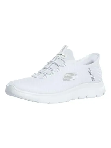 Skechers Herren Summits High Range Slip-InTurnschuhe, White Mesh/Trim, 44 EU