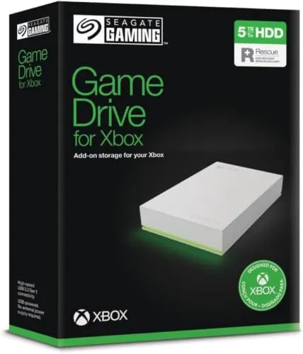Seagate 5TB Game Drive für Xbox | USB 3.0 (STKX5000100)