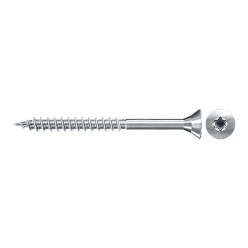 fischer Spanplattenschraube FSPII 6,0 x 200 Senkkopf blauverzinkt Teilgewinde Innenstern TX